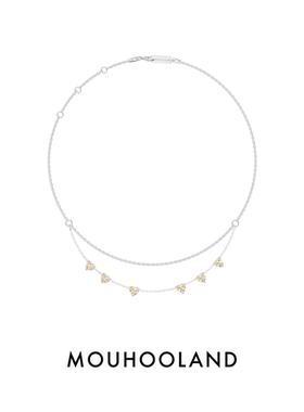 Mouhooland爱与新生双排细链