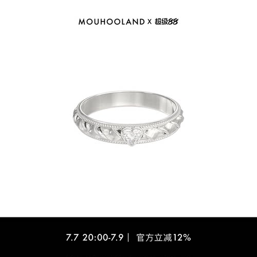 Mouhooland花边波浪戒指