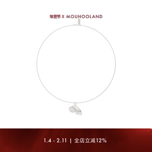 Mouhooland/暮后之地蝴蝶系列蝶翼吊坠项链原创设计感小众锁骨链