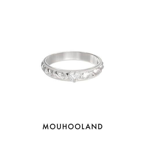 Mouhooland花边波浪戒指