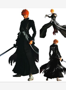 Play Arts改 Pa死神 QUARE ENIX bleach黑崎一护可动盒装动漫手办