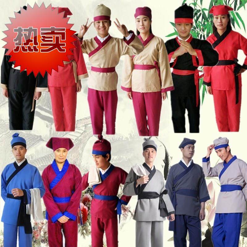 泳衣。家丁茶馆小二服装古装f百姓衣服仆人奴才渔夫农夫演出服男|ruв категории Женская одежда, костюм/национальная одежда/театр костюм, национальная одежда/этап погрузки - от Buy2taobao.com для оказания профессиональной услуги покупки агента Taobao