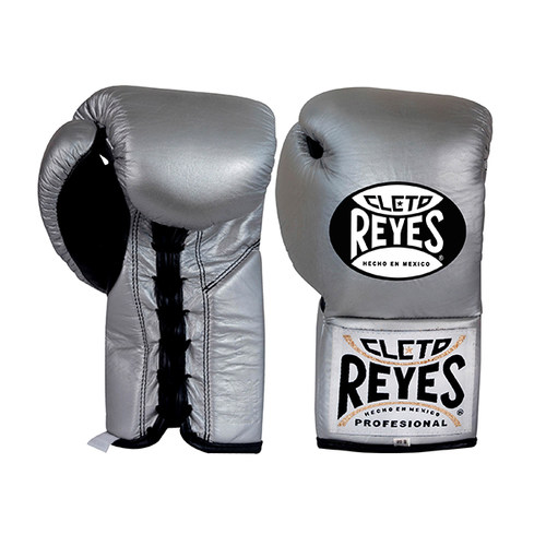 美国代购正品Cleto Reyes雷耶斯专业拳击手套 真皮 银灰色