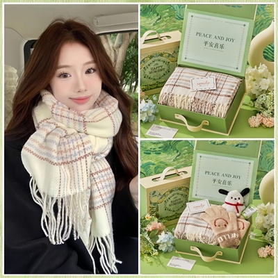 女生生日礼物围巾礼盒送闺蜜对象