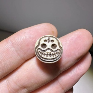 老驼骨欢喜之王笑脸尸陀林背云线束侧挂吊坠diy文玩配饰百香星月