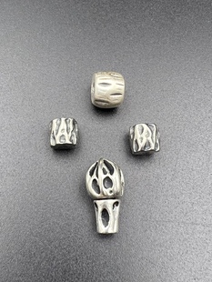 7mm以下串通用 六件套 藏银合金复刻百香籽套装 四件套