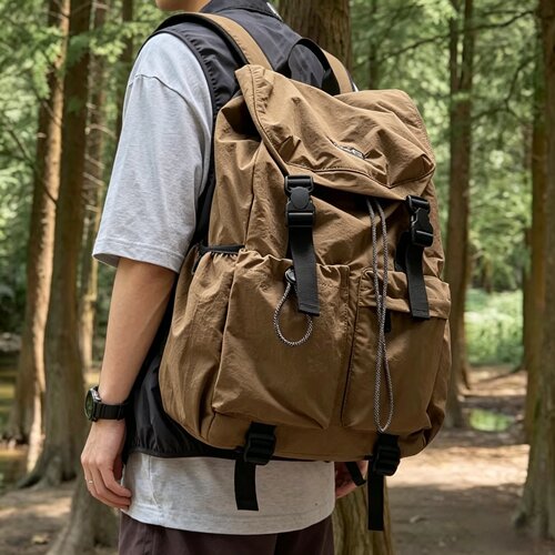 户外旅游双肩包男学生轻便登山包