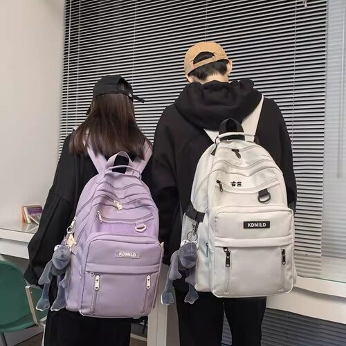 法国Cavi KIong潮牌双肩包男女潮流中学生初高中背包简约轻便书包