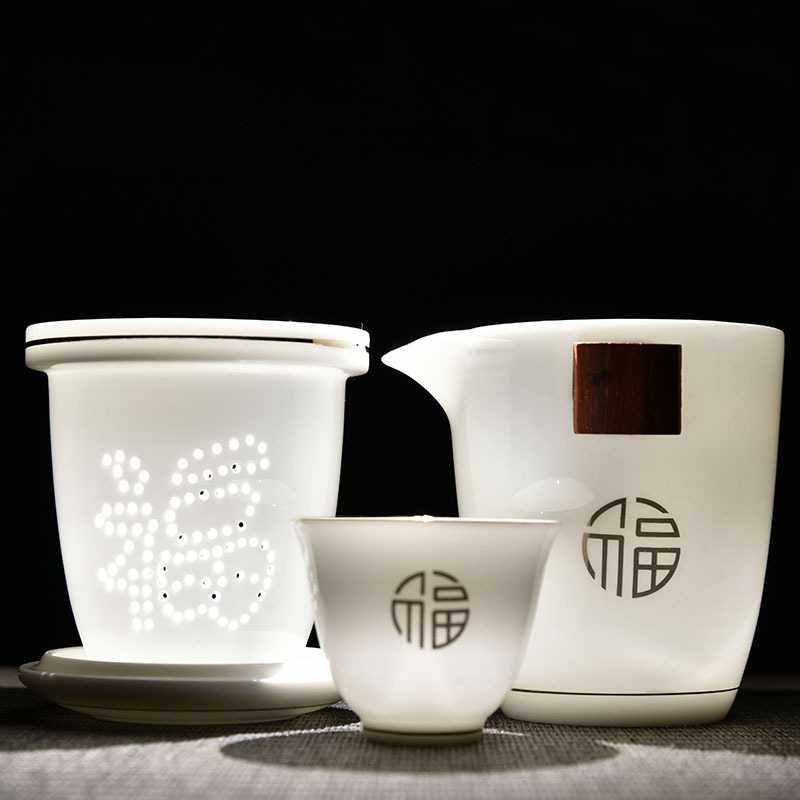 新款直销旅行茶具快客杯礼品套装户外茶具可印logo白瓷纪念活动节,餐饮具,功夫茶具,淘宝优惠券,粉丝福利购,淘宝优惠卷