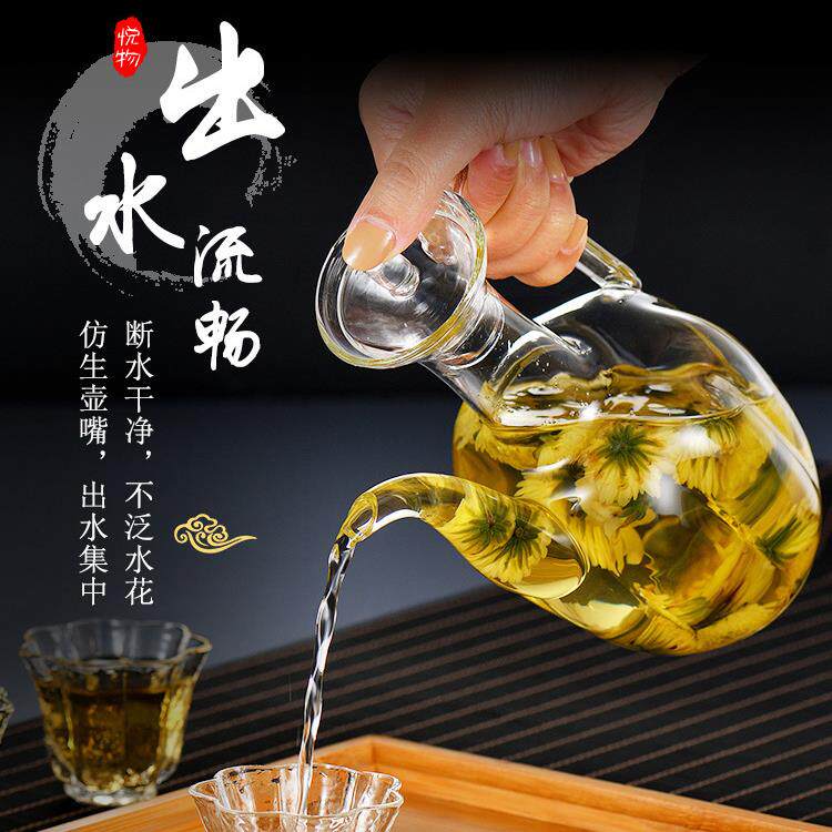 新款直销中国风 宋执壶 泡茶壶 煮茶壶 古典酒壶玻璃壶 花茶壶 高