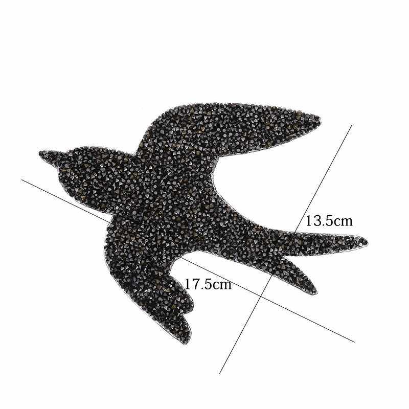 新款直销大型胶网布贴多色燕子烫钻贴小鸟烫钻烫图服装鞋帽装饰8,居家布艺,布贴,淘宝优惠券,粉丝福利购,淘宝优惠卷