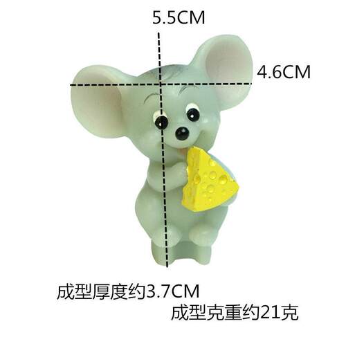 新款直销蛋糕小老鼠生肖液态硅胶蛋糕烘焙模焟烛模具滴胶摆设物件