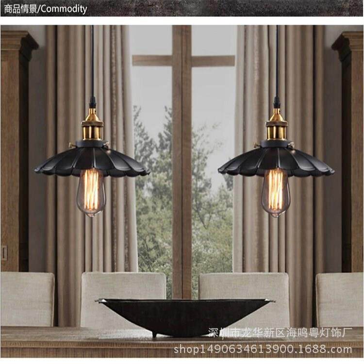 新款直销美式乡村loft复古吊灯爱迪生工业风餐吊灯餐厅灯仿古个性