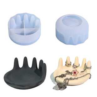 新款直销众诚硅胶diy滴胶模具首饰手掌托盘硅胶模具收纳摆件跨境8