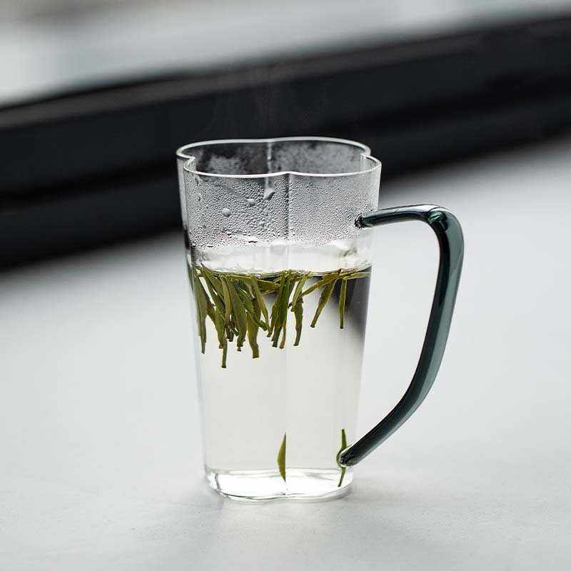 新款直销玻璃杯大容量专用绿茶杯日式透明耐热家用水杯高颜值带把,餐饮具,公道杯,淘宝优惠券,粉丝福利购,淘宝优惠卷