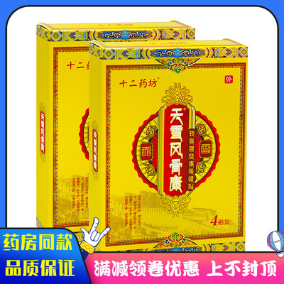 十二药坊天雪风骨康4贴装