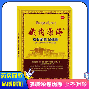 藏内康海筋骨痛消保健贴6贴/盒用于颈肩腰腿肩周骨关节痛消保健贴