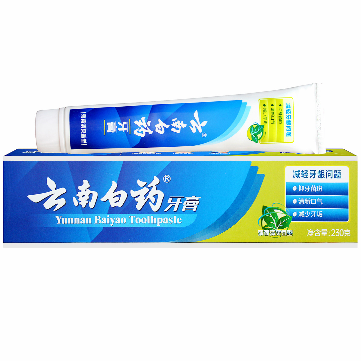云南白药牙膏薄荷清爽型230克