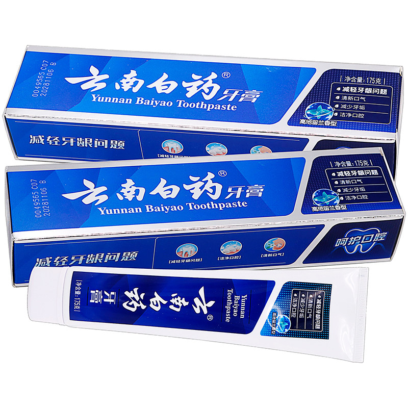 云南白药牙膏高地留兰香型175克
