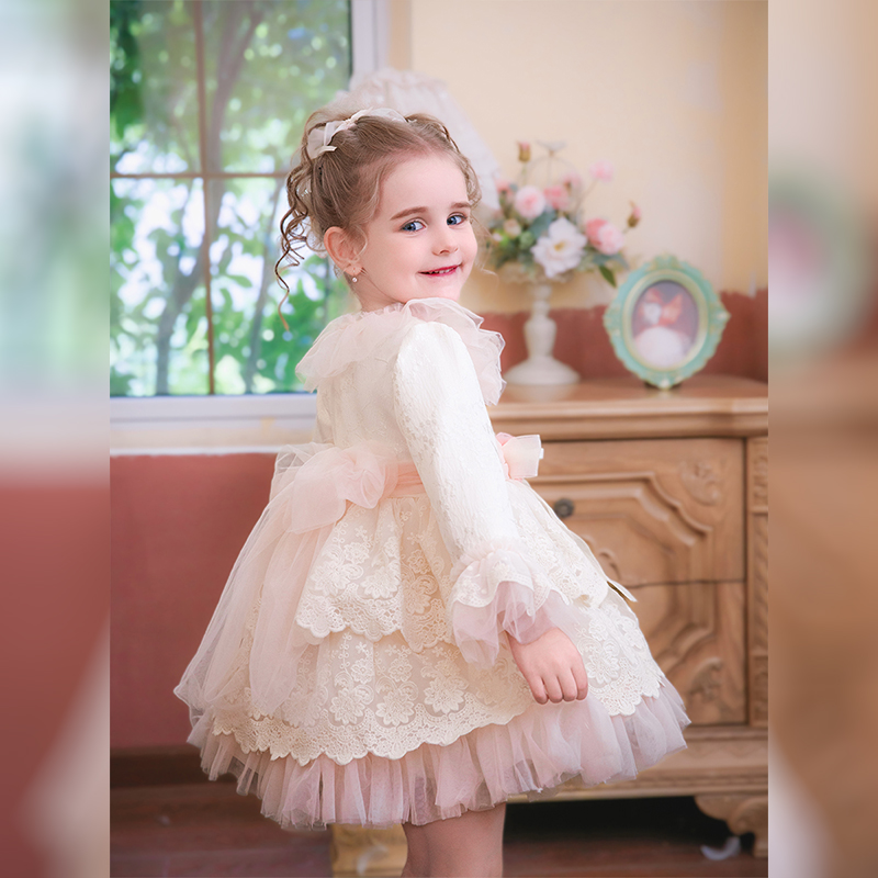 女童洛丽塔生日蕾丝公主蓬蓬裙