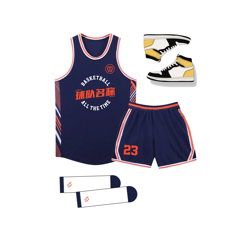 美式篮球服定制套装儿童男生运动比赛队服训练球衣精品订制款印号