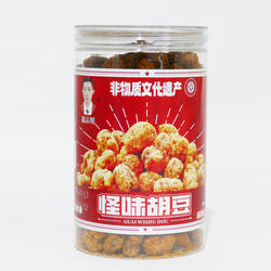 重庆味道陈从明怪味胡豆麻辣牛肉蟹黄味280g多味豆瓣灌装小吃零食