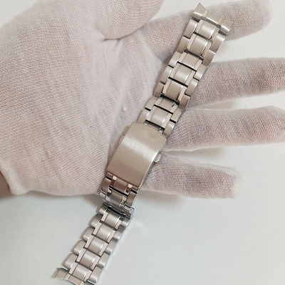 适配于EFV-540 DY钢带5563表带实心精钢手表链不锈钢链配件男22mm