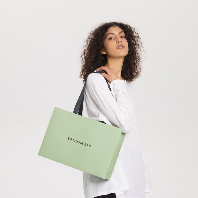 春夏服装店手提袋定制女装店手提袋纸袋定制服装店袋子购物袋定制