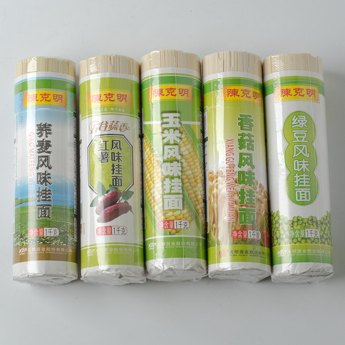 陈克明面条香菇玉米荞麦绿豆
