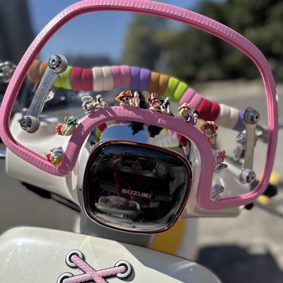 维多利亚姜戈摩托车风挡包边条NS125la比亚乔飞度45通用风挡护条