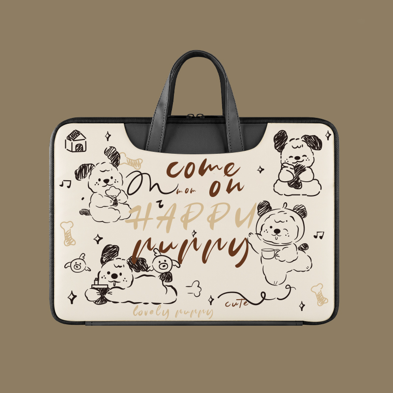 涂鸦小熊防水耐磨笔记本电脑包