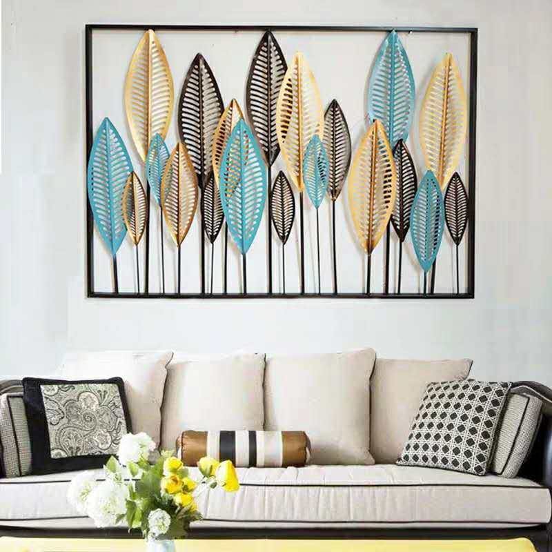 工業風北歐鐵藝家裝壁飾樹葉裝飾畫金屬現代簡約客廳創意牆飾挂件在類目 家居飾品, 壁飾中 - 來自Buy2taobao.com提供專業的淘寶代購服務