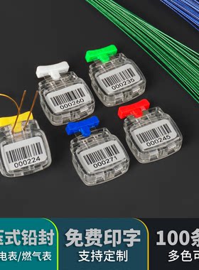 电表铅封一次性塑料防伪