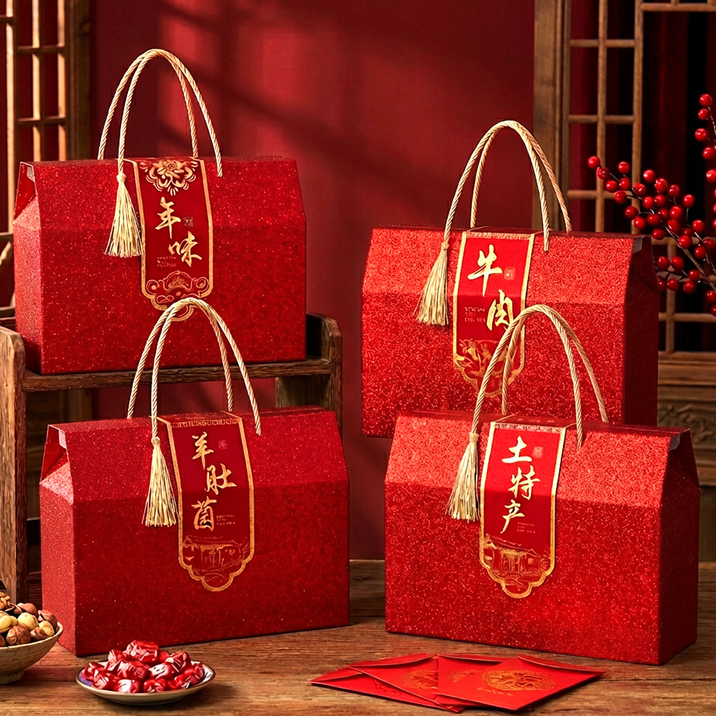 定制土特产干货熟食腊味瓦楞盒年货礼盒空盒腊味礼盒空盒包装盒,包装,年货礼品包装,淘宝优惠券,粉丝福利购,淘宝优惠卷