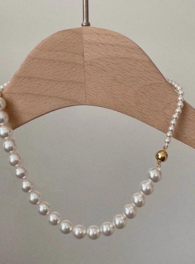 s尚美伯爵磁吸扣法式珍珠