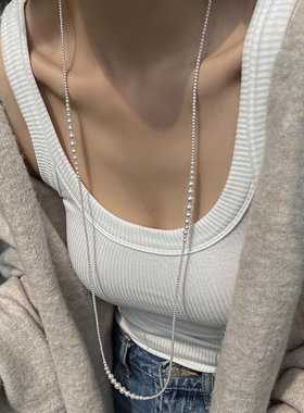 s尚美伯爵珍珠项链秋冬长