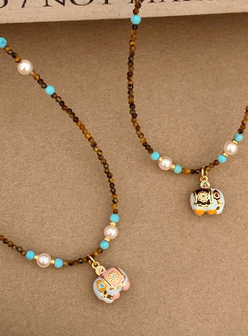 s尚美伯爵小象吊坠复古天