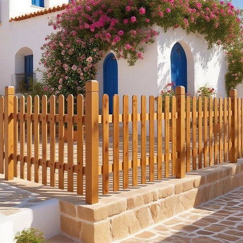 小院防腐木栅栏菜园篱笆花园围墙