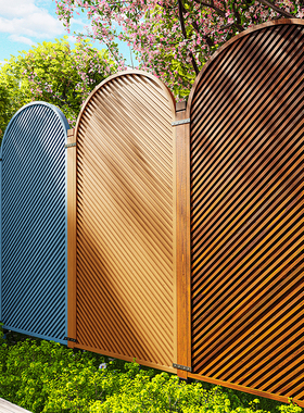 庭院木头围墙户外装饰栏杆楼顶露台护栏花园围挡小院子防腐木栅栏