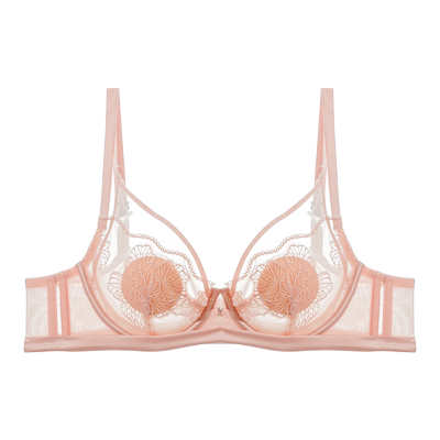 梧桐本色软钢圈大胸显小超薄文胸