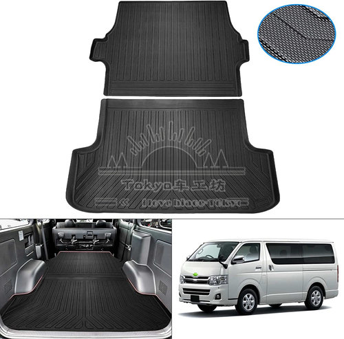 适用于丰田海狮200系港版Hiace 地垫3D专用TPE右肽脚垫尾箱垫防水