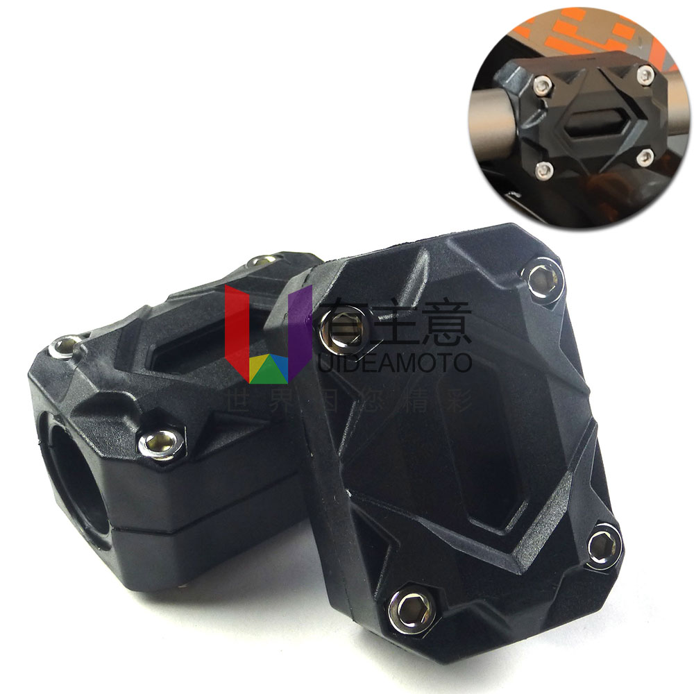 适用宝马R1250GS ADV C400X 摩托车保险杠防摔块护杠保护改装配件 - 实物图