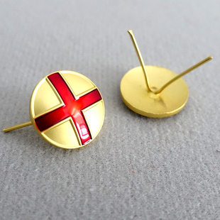 复刻医疗符号五五式纪念徽章红十字金属领章领花配件怀旧影视道具