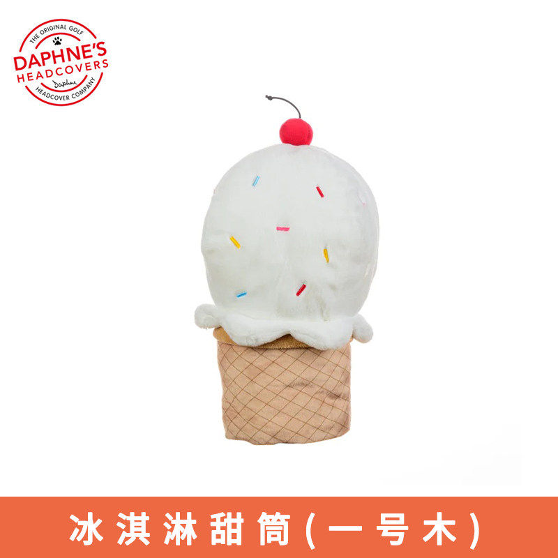 美国Daphne'S高尔夫杆头套一号木杆头套冰淇淋甜筒杆套发球木杆套