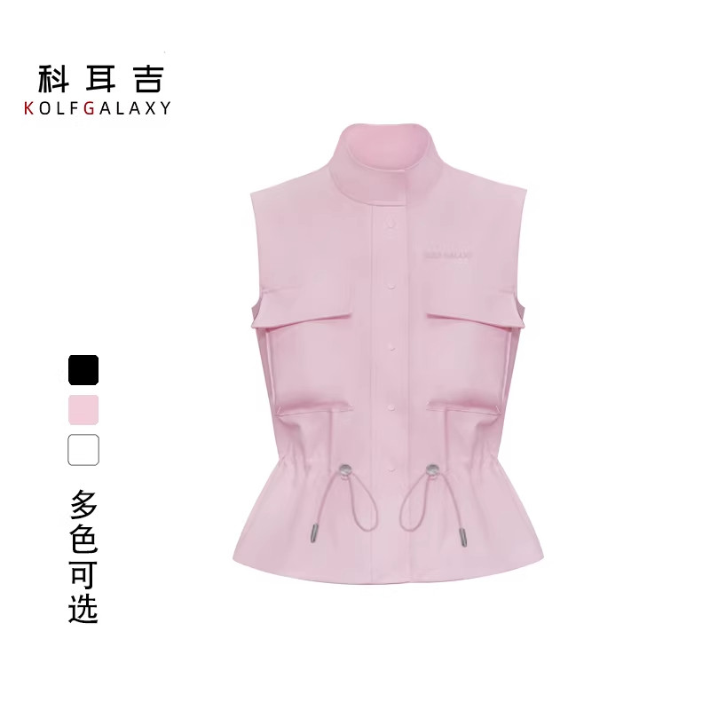 高尔夫服装新款女款马甲运动女款马甲背心无袖运动风马甲时尚韩版