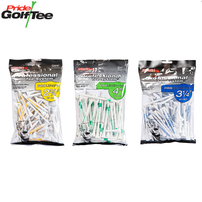 高尔夫球木TEE长中短tee Pride PTS高尔夫木质环保TEE球钉球托