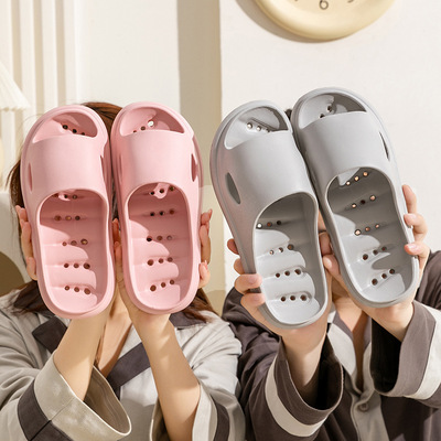 浴室拖鞋男夏季家用室内防滑情侣透气速干镂空家居洗浴漏水凉拖