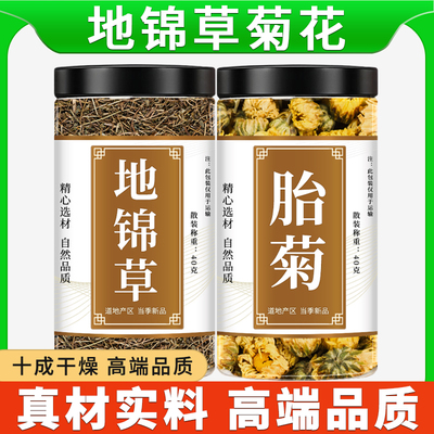 地锦草菊花中药材正品地锦草花盖地血见愁胎菊花泡水的功效与作用