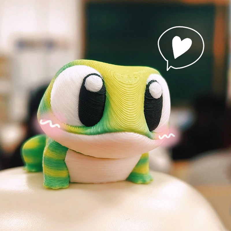 陪伴型超强的小蛙摆件