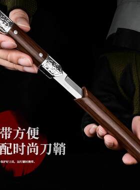 不锈钢水果刀户外随身便携小刀锋利高硬度拆快递刀多功能野外刀具